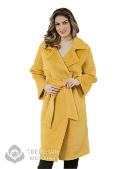 Пальто "Наполи" цвет горчица